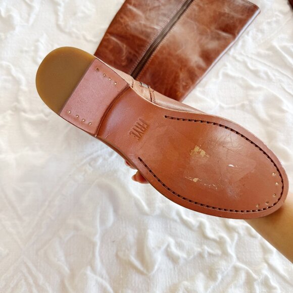 Frye Carly Leather Boots Size 6.5  $398 - Picture 7 of 7